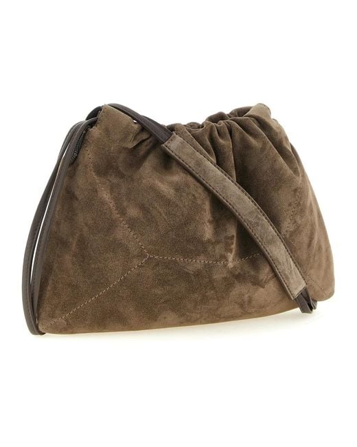 Brunello Cucinelli Brown Bucket Bags