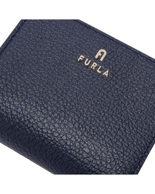 Furla Blue Wallets & cardholders,kompakte lederbrieftasche mit kartenfächern und münzfach,wallets cardholders