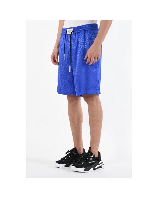 Just Cavalli Blue Casual Shorts for men