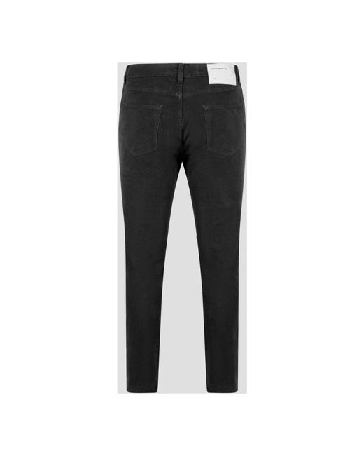 Department 5 Black Slim-Fit Trousers for men