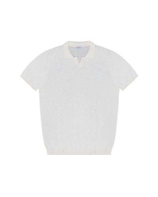 People Of Shibuya White Polo Shirts for men