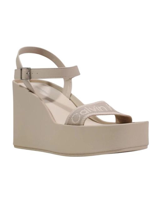 Calvin Klein Gray Wedges