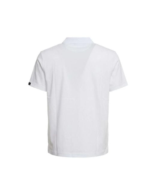 Fay White Polo Shirts for men