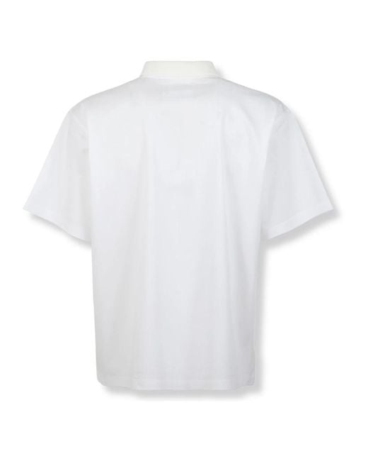 Sacai White Polo Shirts for men