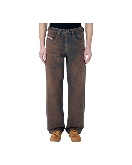 DIESEL D-macro s3 gefärbte finish jeans in Gray für Herren