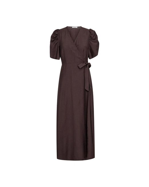 co'couture Wikkeljurken in het Brown