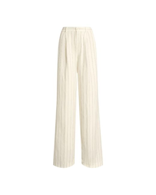 Pantalones elegantes para mujeres Ralph Lauren de color White