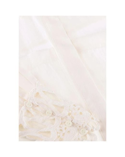 Copenhagen Muse Witte Cmmolly-Shirt Blouse in het Natural