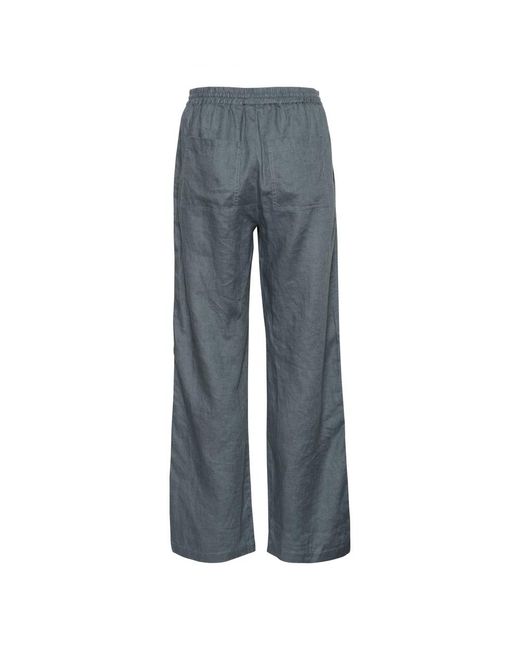 Part Two Gray Wide Trousers