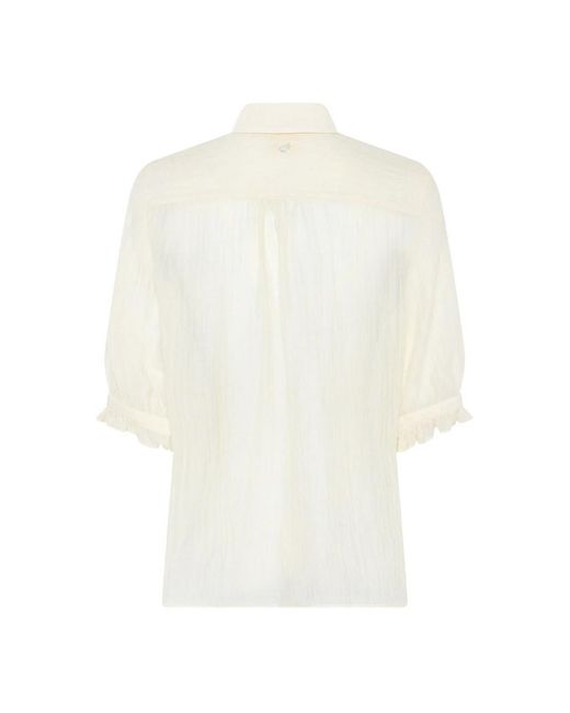 Heartmade Overhemden ,Wit ,Leer Hmmaple Shirt in het White