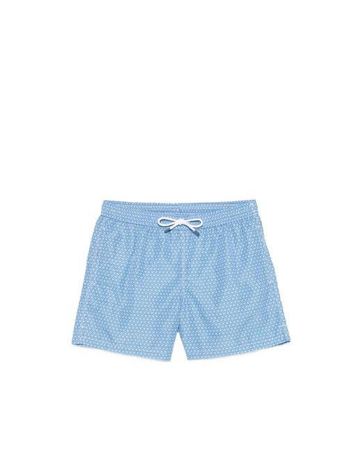 Fedeli Badmode ,Blauw ,Polyester Madeira Zwembroek in het Blue voor heren
