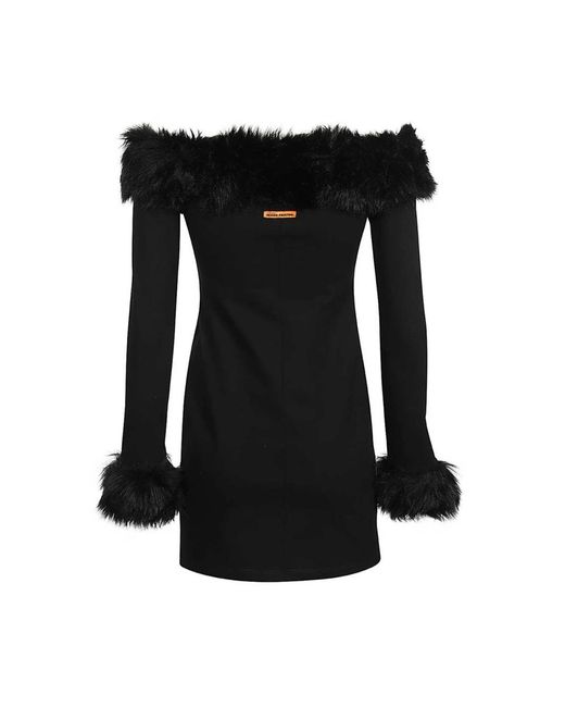 Heron Preston Black Short Dresses