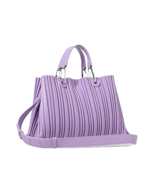 Emporio Armani Purple Tote Bags