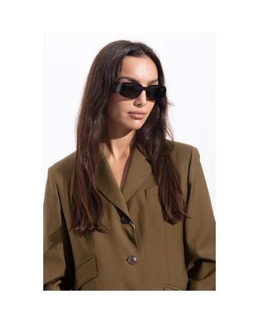 Prada 17Ws Zonnebril in het Brown