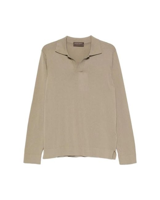 FILIPPO DE LAURENTIIS Natural Polo Shirts for men