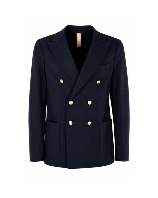Eleventy Blue Blazers for men