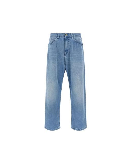 Carhartt Blue Straight Jeans for men