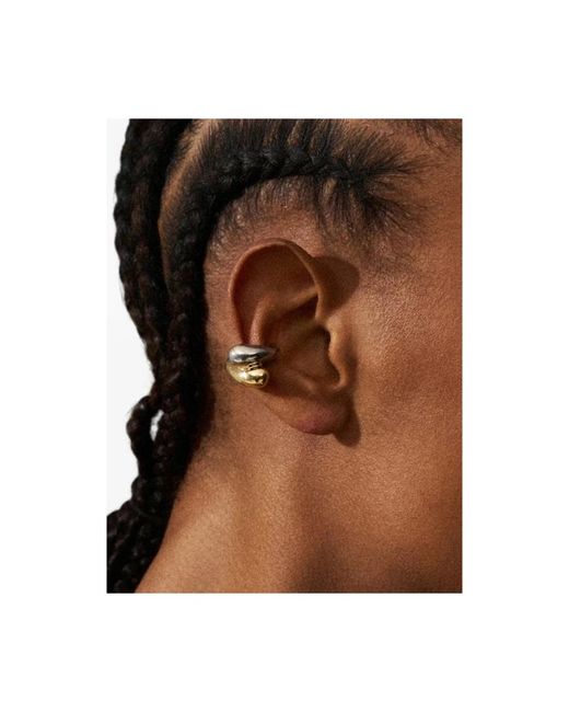 Earrings Panconesi de color Metallic