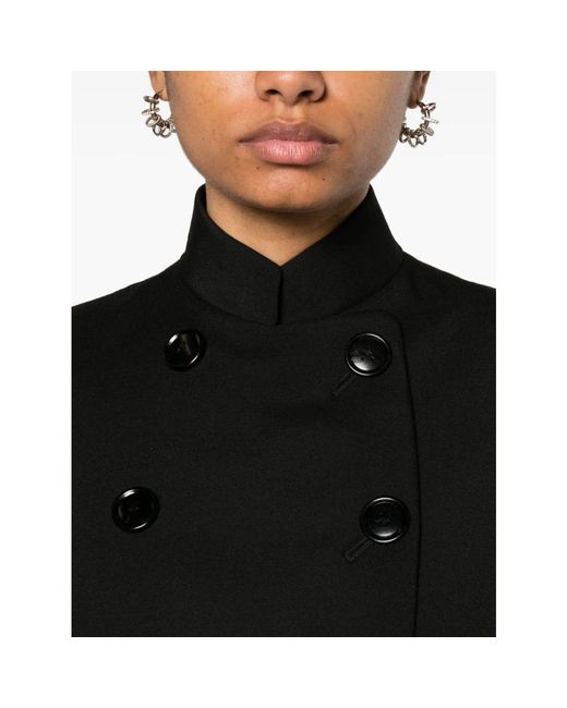 Alaïa Black Double-Breasted Coats