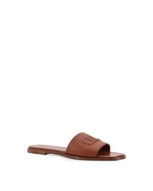 Chloé Brown Sliders