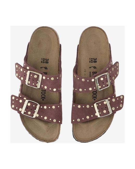 Birkenstock Brown Sliders