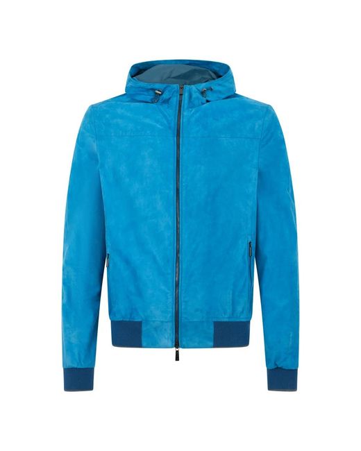 Moorer Boetti Jacket in Blue für Herren