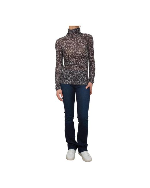 Long Sleeve Tops Patrizia Pepe en coloris Black