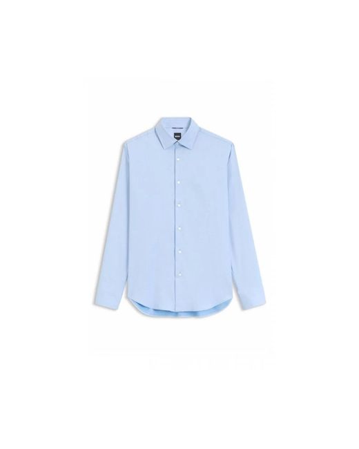 Boss Blue Formal Shirts for men