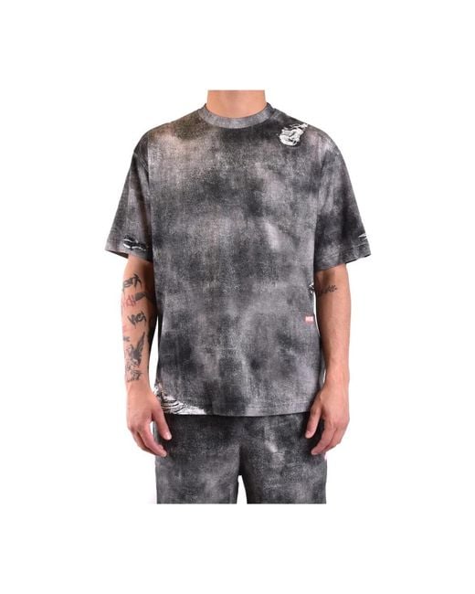 DIESEL Gray T-Shirts for men