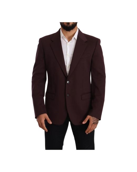 Dolce & Gabbana Black Blazers for men