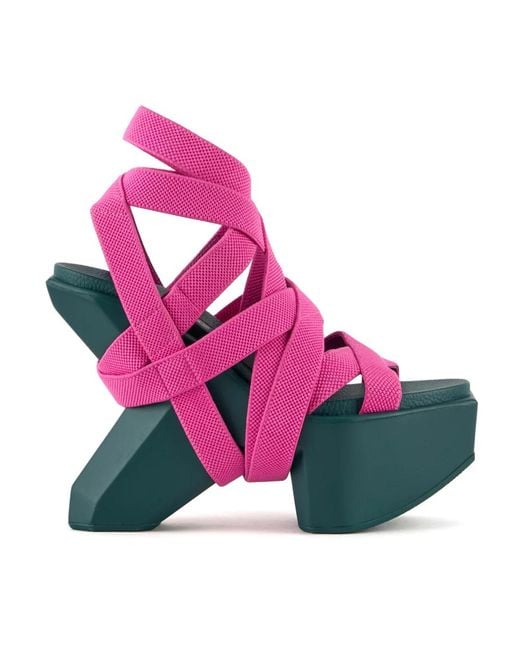 United Nude Green High Heel Sandals