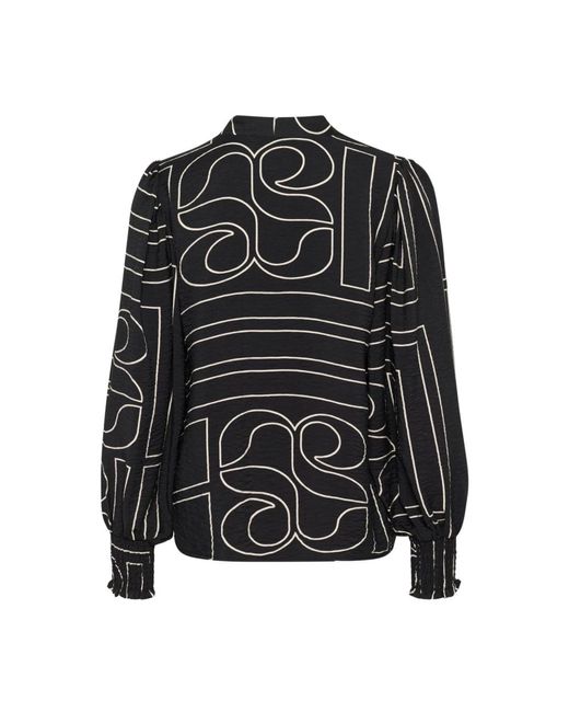 My Essential Wardrobe Overhemden ,Zwart ,Blouses in het Black