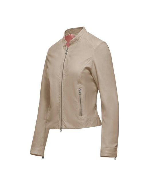 Leather Jackets Bomboogie en coloris Natural
