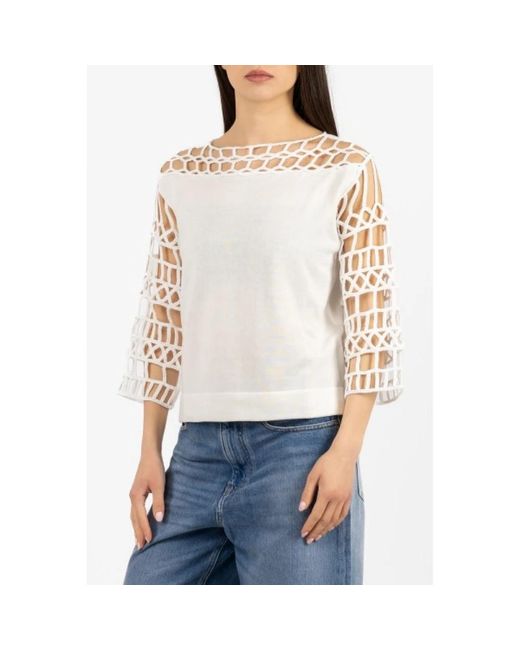Luckylù White Blouses
