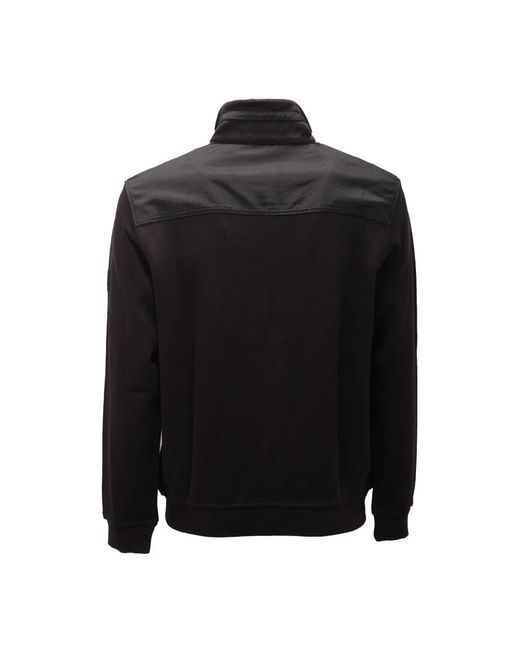 Bugatti Hoodies & Sweatvesten ,Zwart ,Katoen Katoenen Sweatshirt Model 75120 in het Black voor heren