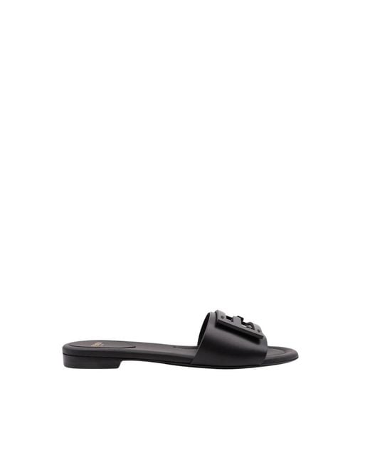 Fendi Black Sliders