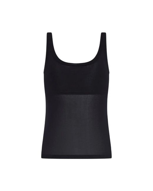 Max Mara Black Sleeveless Tops