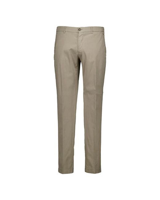BERWICK 1707 Gray Chinos for men