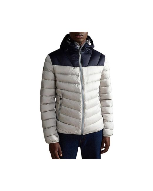 Winter Jackets di Napapijri in Gray da Uomo
