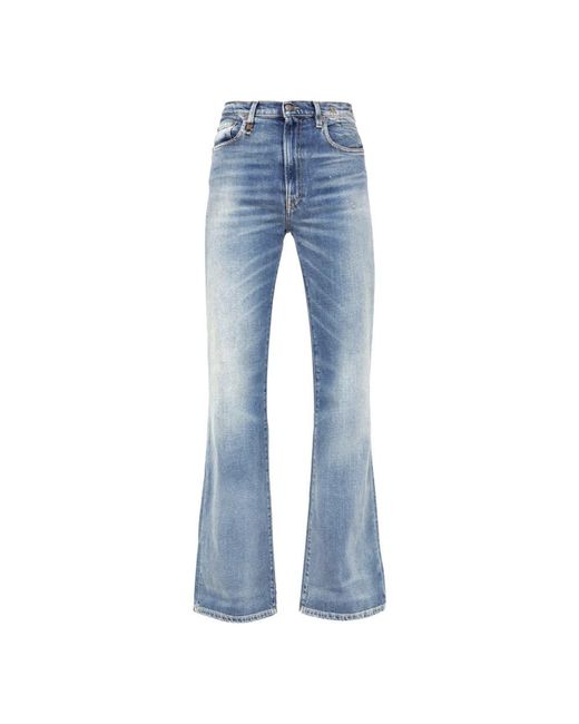 R13 Blue Flared Jeans