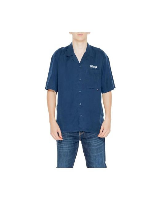 Tommy Hilfiger Blue Short Sleeve Shirts for men
