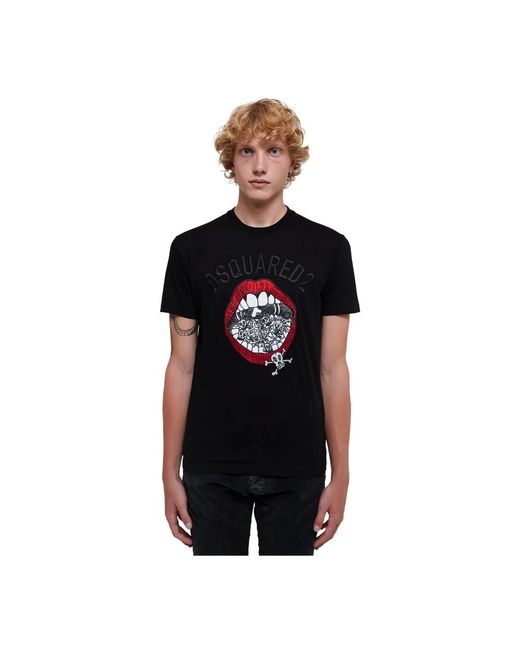 T-Shirts di DSquared² in Black da Uomo