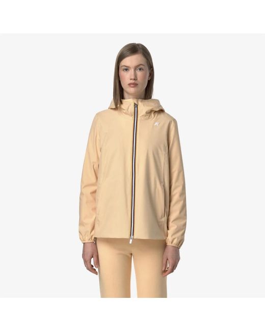 K-Way Natural Wasserdichte Stretch-Polyester-Kurzjacke