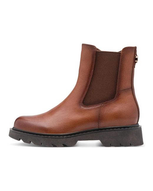 Tamaris Brown Chelsea Boots