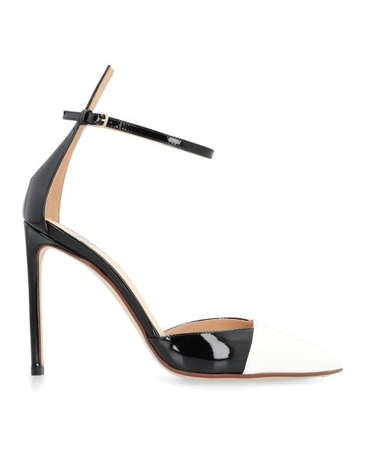Francesco Russo Black High Heel Sandals