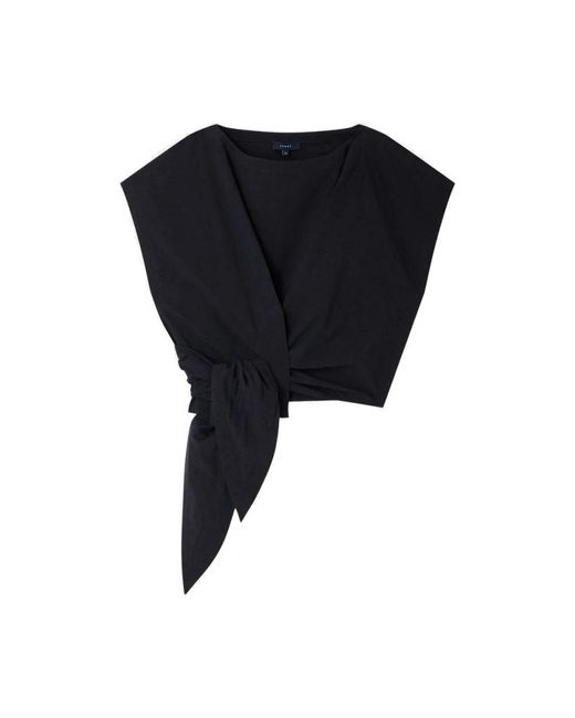 Soeur Black Sleeveless Tops
