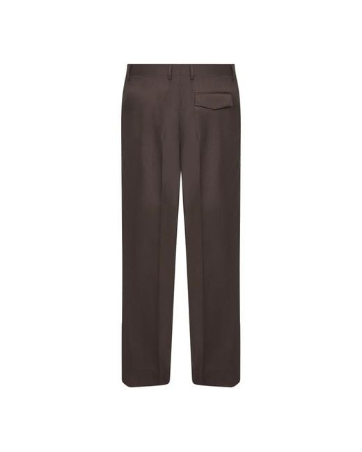 Costumein Brown Straight Trousers for men