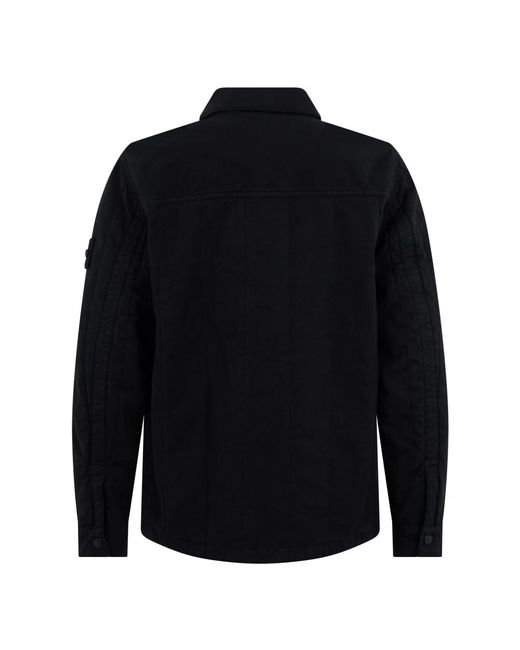 Stone Island Blue Light Jackets for men