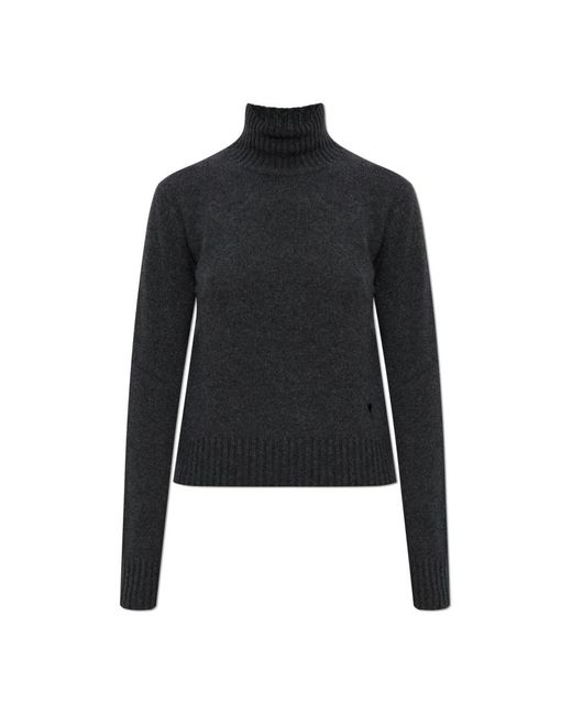 Cashmere Knitwear AMI en coloris Black