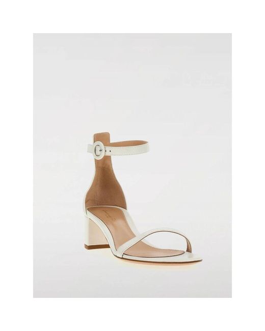 Gianvito Rossi Metallic High Heel Sandals